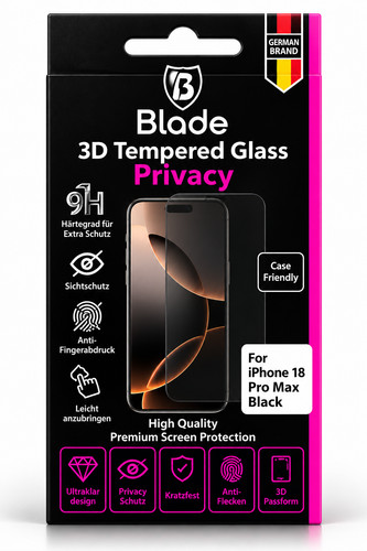 Blade privacy schutzglas - 3d,